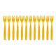 Olympia Kristallon Polypropylene Forks Yellow (12 pack)