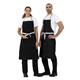 Southside Bib Apron Denim Black