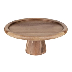 Olympia Acacia Cake Stand 305x127(H)mm