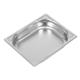 Vogue Heavy Duty Stainless Steel 1/2 Gastronorm Tray 65mm