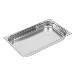 Vogue Heavy Duty Stainless Steel 1/1 Gastronorm Tray 65mm