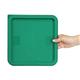Hygiplas Square Food Storage Container Lid Green Large
