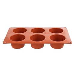 Pavoni Formaflex Silicone Muffin Mould 6 Cup