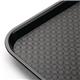 Olympia Kristallon Polypropylene Fast Food Tray Black Large 450mm