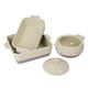 Olympia Cream And Taupe Ceramic Roasting Dish 2.5Ltr