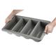 Olympia Kristallon Stackable PP Large Cutlery Tray