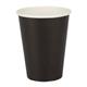 Fiesta Recyclable Coffee Cups Single Wall Black 340ml / 12oz (50 Pack)