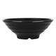Olympia Kristallon Fusion Melamine Large Bowls Black 225mm (4 Pack)