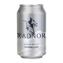 Radnor Sparkling Spring Water Cans 330ml (24 Pack)