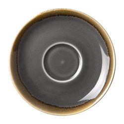Olympia Kiln Cappuccino Saucer Smoke 140mm (6 Pack)