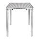 Bolero Steel and Aluminium Square Leg Table 600mm