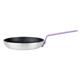 Hygiplas Aluminium Non-Stick Teflon Platinum Plus Frying Pan with Purple Handle 20cm