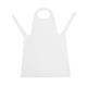 Disposable Polythene Bib Aprons White (100 pack)