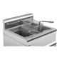 Lincat Twin Tank Twin Basket Free Standing Natural Gas Fryer J10