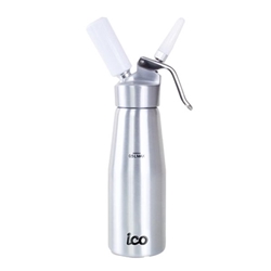 ICO Aluminium Whipped Cream Dispenser Silver 500ml