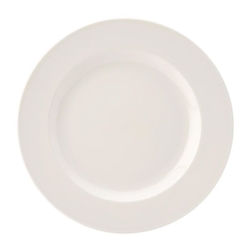 Utopia Pure White Wide Rim Plates 250mm (24 pack)
