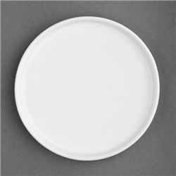 Olympia Whiteware Flat Round Plates 210mm (6 Pack)