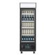 Polar G-Series Upright Display Fridge 218Ltr Black