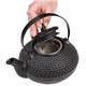 Oriental Hobnail Teapot Black 850ml