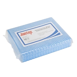 Jantex Heavy Duty Non-Woven Cloths Blue (25 pack)