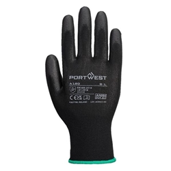 Portwest Black PU Palm Glove Size XL