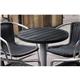 Bolero Aluminium Round Table Top Black 580mm