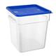 Hygiplas Square Food Storage Container Lid Blue Large