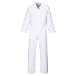 Portwest White Food Coverall Size M