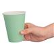 Fiesta Recyclable Single Wall Takeaway Coffee Cups Turquoise 340ml (50 Pack)
