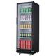 CaterBase Upright Display Cooler Black - 346Ltr