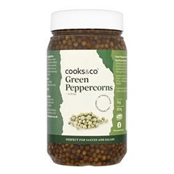 Cooks & Co Whole Green Peppercorns in Brine 1kg