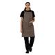 Southside Linen Blend Bib Apron Chocolate