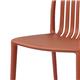 Bolero Verona Café Chairs Mild Orange (2 pack)