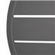 Bolero Aluminium Round Table Top Dark Grey 580mm