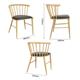 Bolero Harrowdene Padded Metal Side Chairs Wood Effect (2 pack)