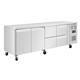Polar U-Series Double Door and 4 Drawer Counter Fridge 476Ltr