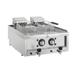 Buffalo 600 Series Twin Tank Electric Fryer 2 x 8Ltr