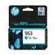 HP 963 Original Ink Cartridge 10.74-ml Cyan 3JA23AE