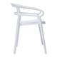 Bolero Mateo Café Chairs White (2 Pack)