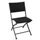 Bolero PE Wicker Folding Chair Set (2 pack)