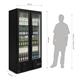 Polar G-Series Upright Back Bar Cooler with Hinged Doors 490Ltr
