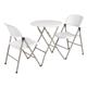 Bolero Foldaway Utility Chairs White (2 pack)