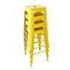 Bolero Bistro Yellow Steel High Stool (4 pack)