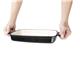 Vogue Black Rectangular Cast Iron Dish 1.8Ltr