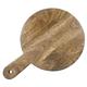 Olympia Round Handled Display Stand Mango Wood with Metal Legs 350x250x80mm