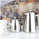 Olympia Conical Insulated Stainless Steel Teapot with Filter 600ml