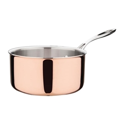 Vogue Copper Tri-Wall Saucepan 200mm