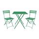 Bolero Perth Forest Green Pavement Style Square Table 600mm