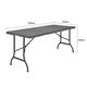Bolero Wood-Effect Rectangular Centre Folding Table 6ft