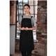 Southside Linen Blend Bib Apron Black